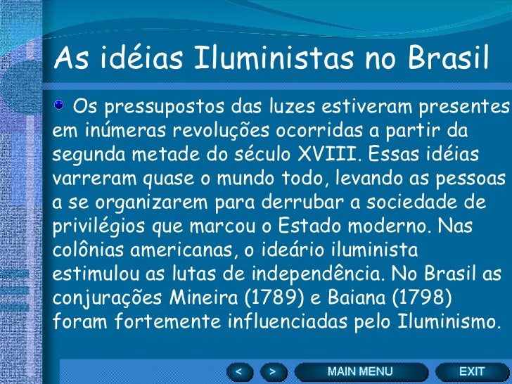 Explique Um Princípio Iluminista Presente No Documento