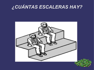 ¿CUÁNTAS ESCALERAS HAY? 
