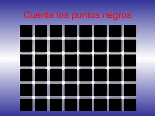 Cuenta los puntos negros