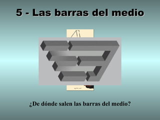 5 - Las barras del medio ¿De dónde salen las barras del medio? 