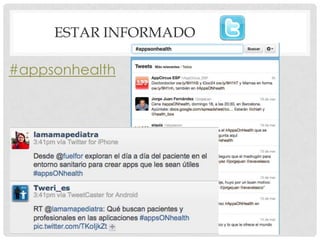 ESTAR INFORMADO

#appsonhealth
 