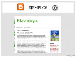 EJEMPLOS




           @clara_soler
 