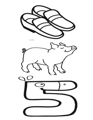 Ilustracion de silabas 3 figuras por cada hoja