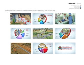 Characters and backgrounds
for a 2D documentary production.
 