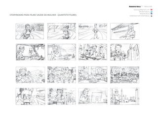 Character sketches
for Açominas internal
environmental campaign.
Teenager version
 