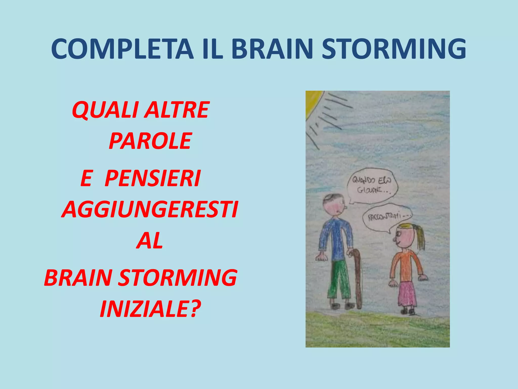 Il vecchio e il bambino | PPT