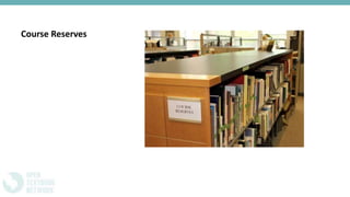 Course Reserves
 