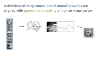 Activations of deep convolutional neural networks are
aligned with gamma band activity of human visual cortex
 