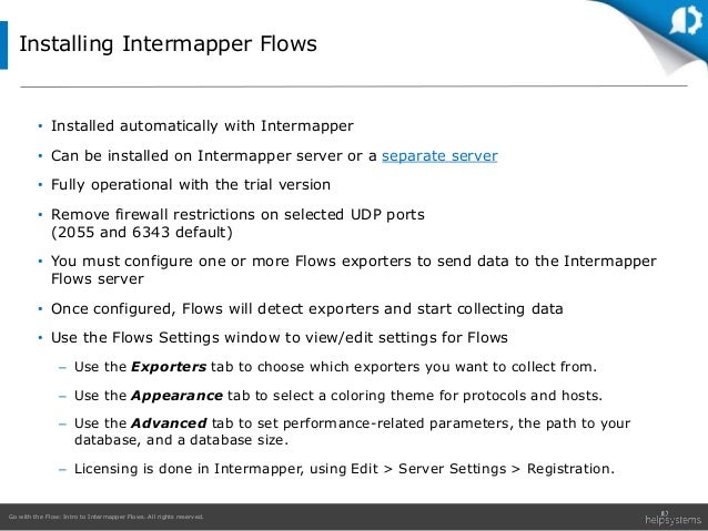 Intermapper flows - verixoler