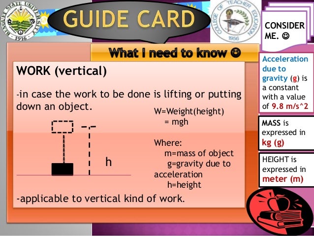 WORK PHYSICS STRATEGIC INTERVENTION MATERIAL IM