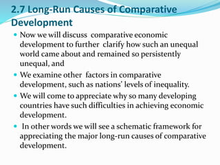Comparative Economic Development | PPTX