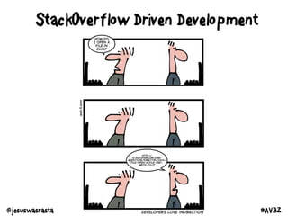 @jesuswasrasta #AVBZ
StackOverflow Driven Development
 