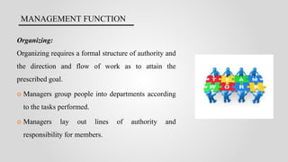 Management Functions and Principle | PDF