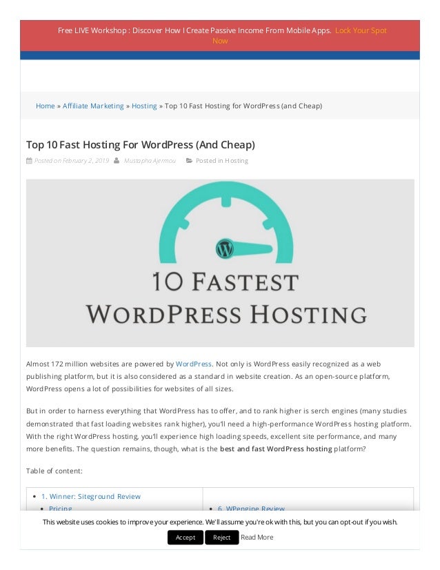 1 Fast Wordpress Hosting Images, Photos, Reviews