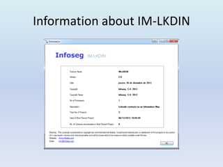 Information about IM-LKDIN
 