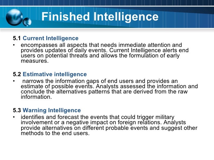Information Gathering vin Intelligence Agencies