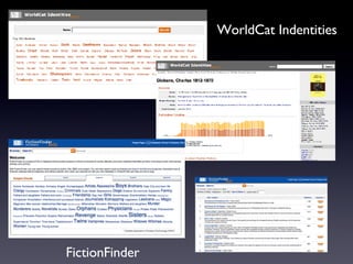 WorldCat Indentities FictionFinder 