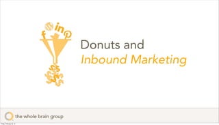 Donuts and
                          Inbound Marketing



Friday, February 22, 13
 