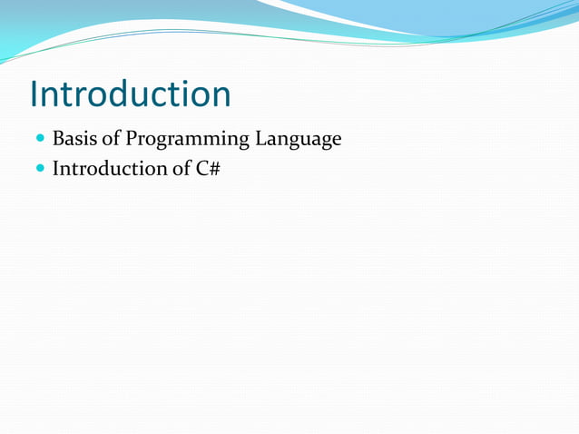 Introduction to Computer Programming (general background) | PDF