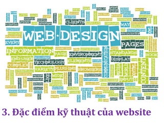 3. Đặc điểm kỹ thuật của website
 