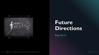 Future
Directions
Part III-C
May 2021
Next-Generation Closed-Loop Automation | IEEE IM 2021 Tutorial
115
 