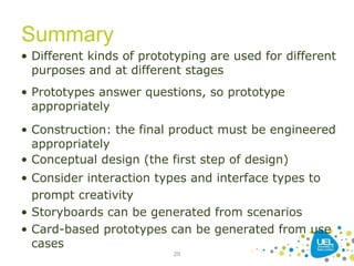 Designing and prototyping | PPT