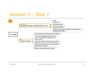 Innovationsmanagement 2.0 - Session 6