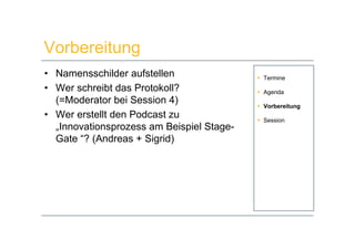 Innovationsmanagement 2.0 - Session 3 (WS2008/09)