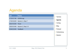 Innovationsmanagement 2.0 - Session 5 (WS2008/09)