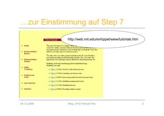 Innovationsmanagement 2.0 - Session 7 (WS2008/09)