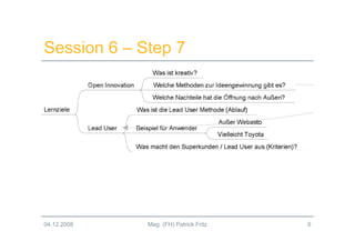 Innovationsmanagement 2.0 - Session 7 (WS2008/09)