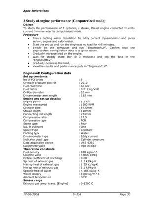 engine specification | PDF