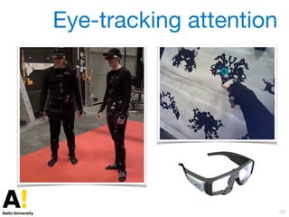 Eye-tracking attention
28
 