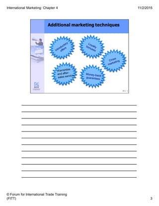 International Marketing Guiding Notes: Chapter 4 | PDF
