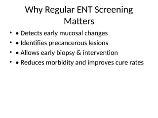 Importance of Regular ENT Checkups for High-Risk Individuals to Improve ...