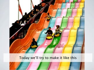 Today we’ll try to make it like this

                      http://www.ﬂickr.com/photos/
                      16377238@N00/1434832775/
 