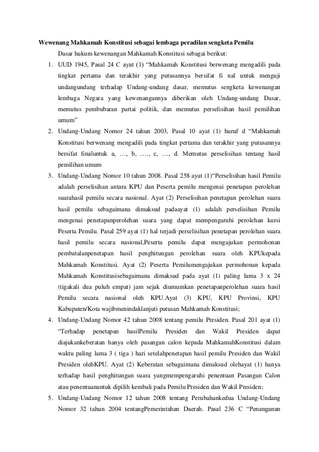 Efektifitas Mahakamah Konstitusi Dalam Sengketa Pemilu Ima Azizah 64