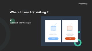 UX Writing | PDF