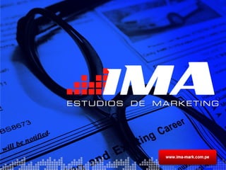 IMA Estudios de Marketing - Brochure