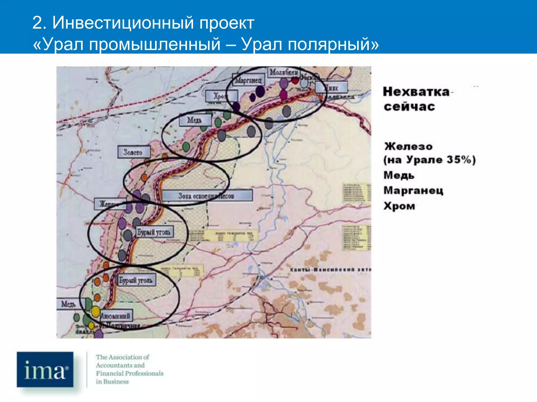 2. Инвестиционный проект
«Урал промышленный – Урал полярный»
 