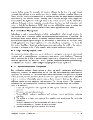 Report on Integrated Modular Avionics (DO-297/ED-124) for Requirement ...