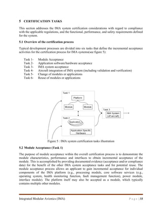 Report on Integrated Modular Avionics (DO-297/ED-124) for Requirement ...