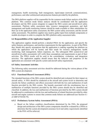 Report on Integrated Modular Avionics (DO-297/ED-124) for Requirement ...