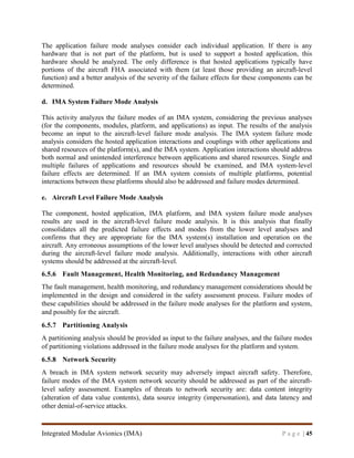Report on Integrated Modular Avionics (DO-297/ED-124) for Requirement ...