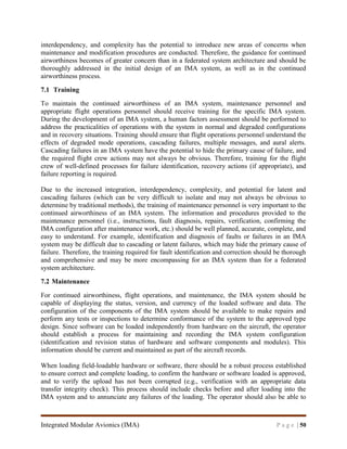 Report on Integrated Modular Avionics (DO-297/ED-124) for Requirement ...