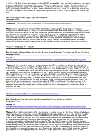 Image Processing IEEE 2014 Projects | PDF