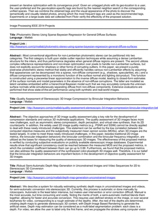 Image Processing IEEE 2014 Projects | PDF