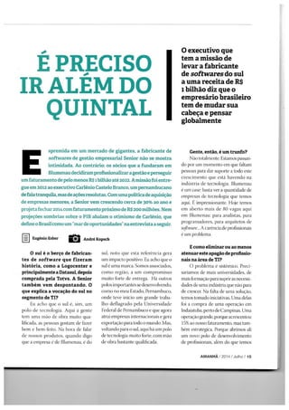 Revista Amanhã | É preciso ir além do quintal 