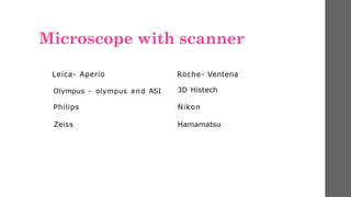 Microscope with scanner
 