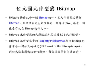 Tbitmap Help Button Image and image component 影像與影像元件 | PPTX